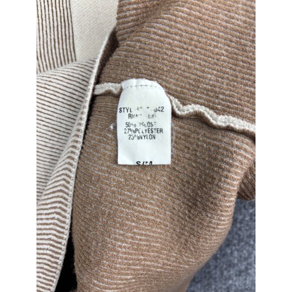 Bohme Sweater Womens Small Medium Button Up Collared Knit Top Front Pockets - Picture 6 of 7